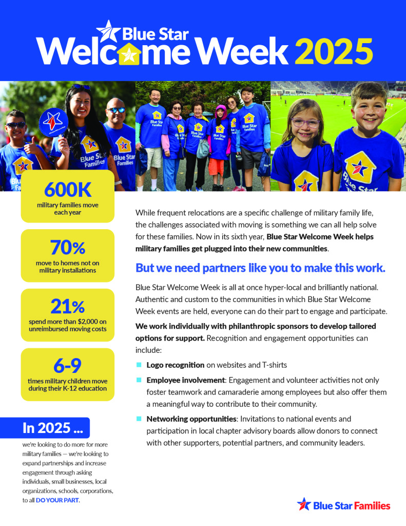 thumbnail of Blue Star Welcome Week Flyer 2025