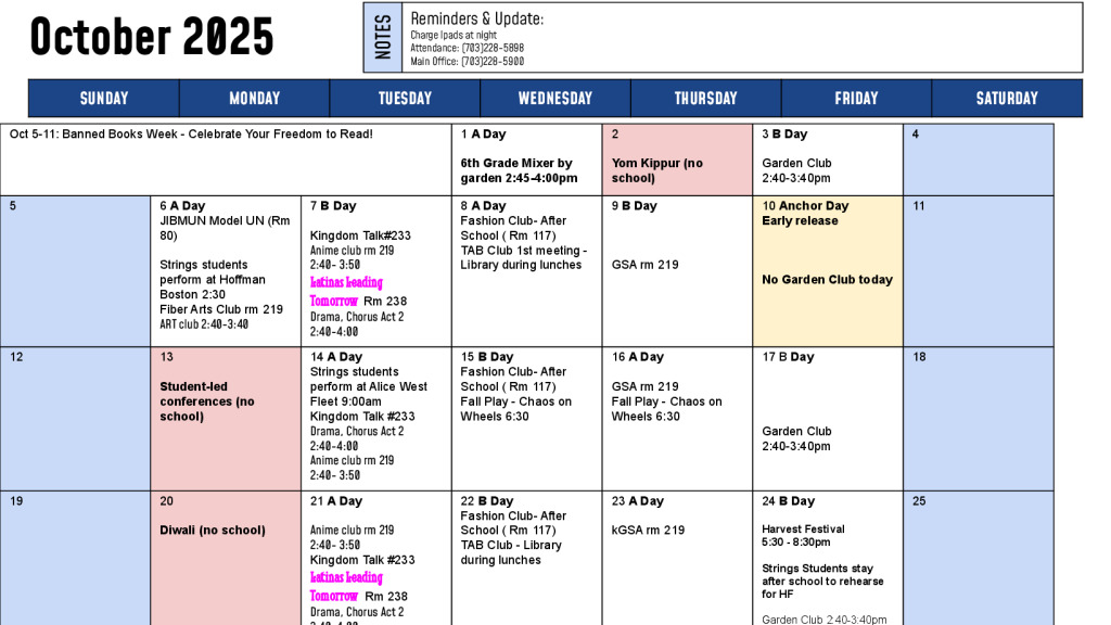 thumbnail of 2025 September After School Calendar