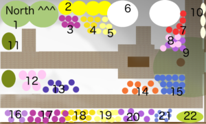 Planting Diagram with numbers