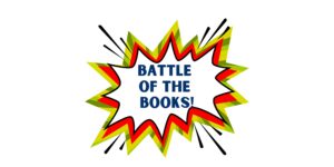 BATTLE of the books canva graphic