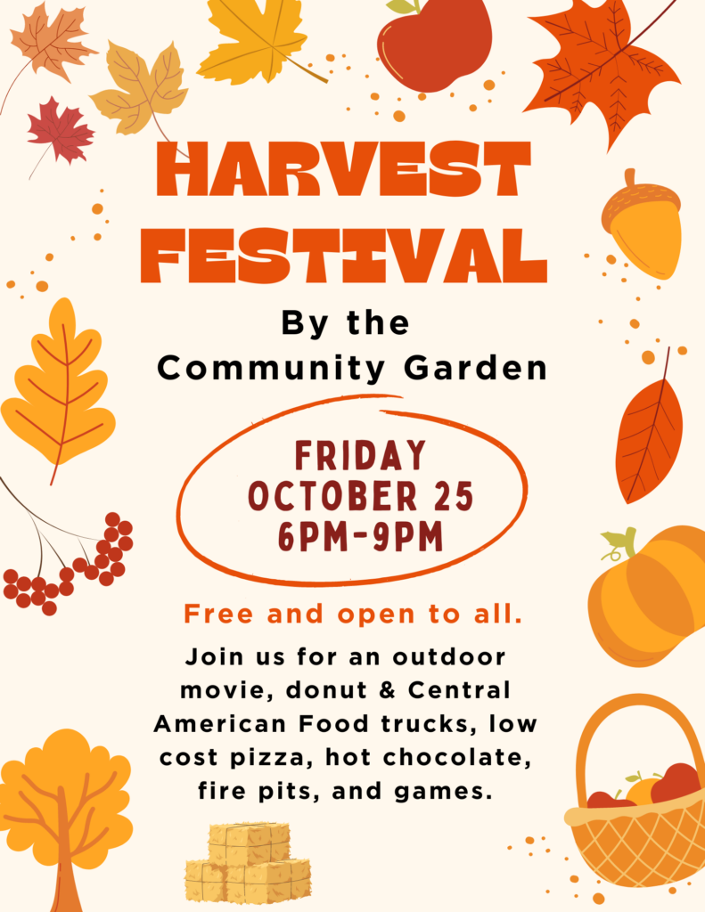 Flyer about Harvest Festival!